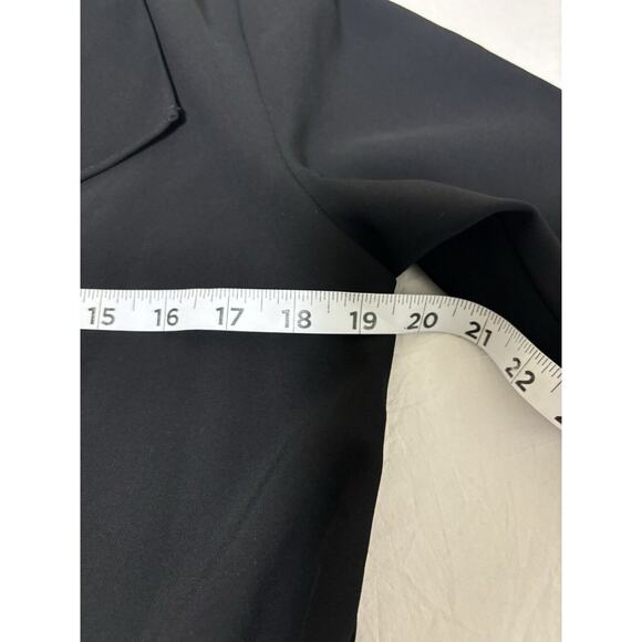 Chico's Size 0 (S) Drape Tie Front Jacket Black Whimsigoth Dark Fairycore sleek - Picture 9 of 10